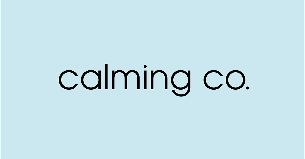 The picture calmingco.com shows when its homepage is shared