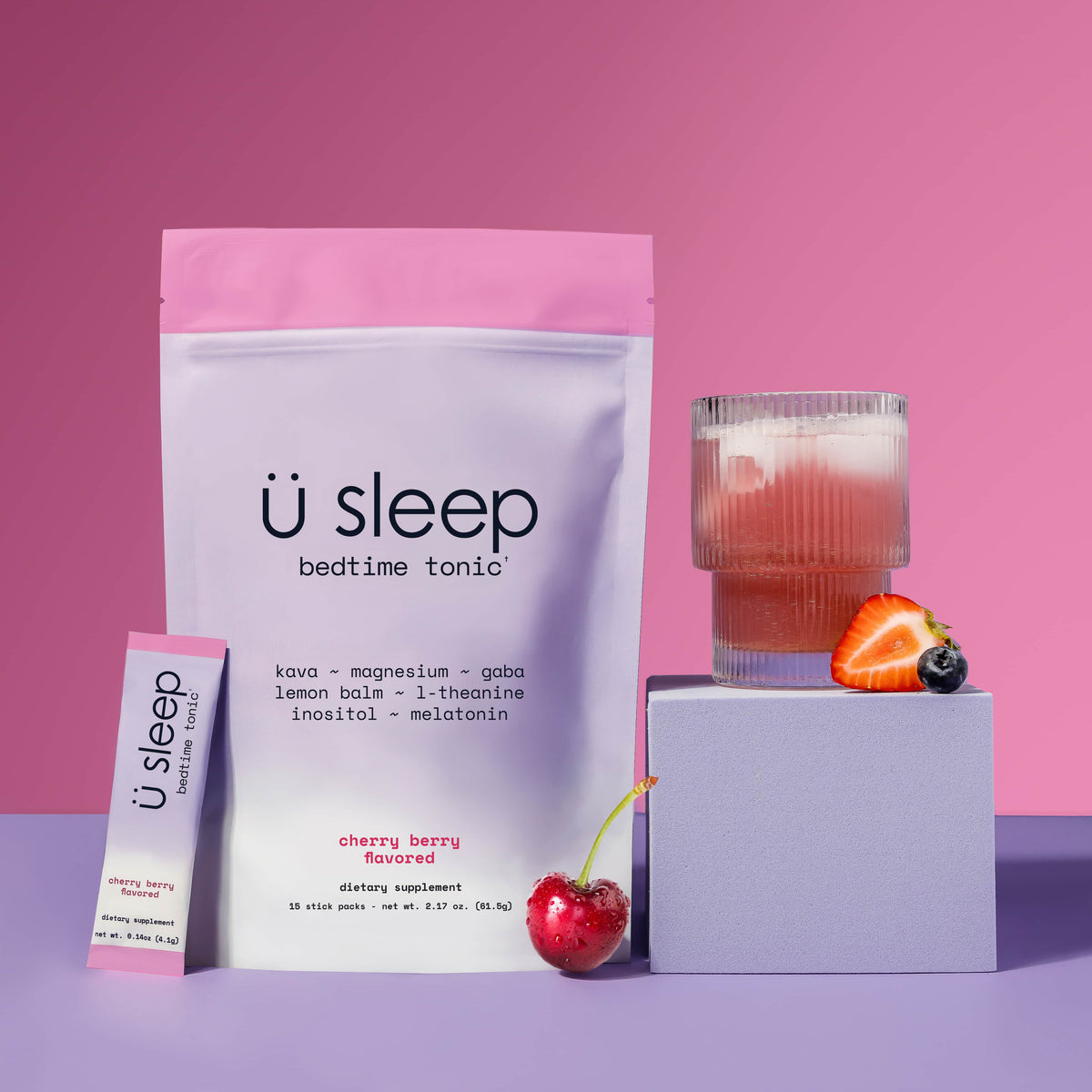 Ü Sleep | Sleep Drink Mix | Better Sleep Guaranteed | Calming Co.
